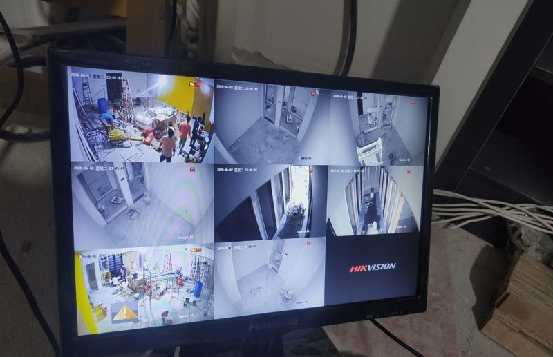株洲梵音瑜伽中心店安装监控案例